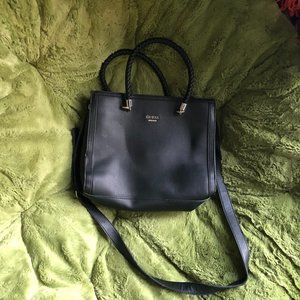 Black Midsize Crossbody Purse